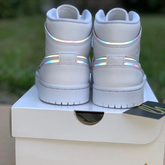 jordan 1 mid womens iridescent